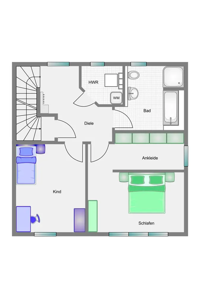 3 Zimmer Wohnung mit 101 m² in Leer – Bild 10