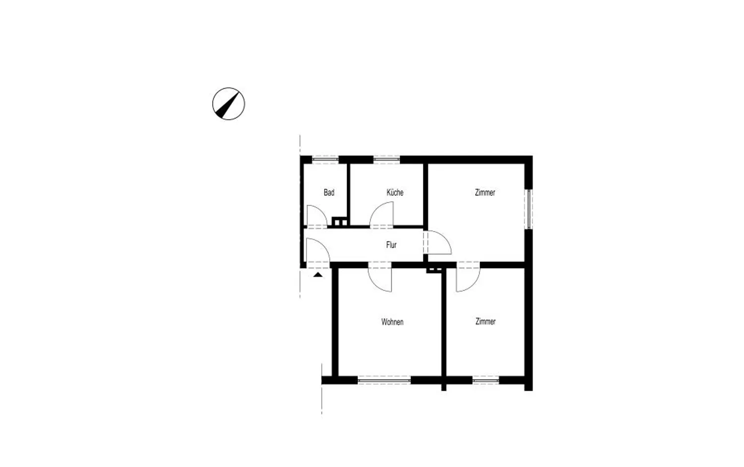 3 Zimmer Wohnung mit 56 m² in Lüdenscheid – Bild 3