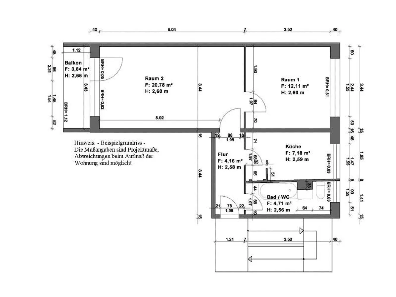 2 Zimmer Wohnung mit 51 m² in Halle (Saale) – Bild 5