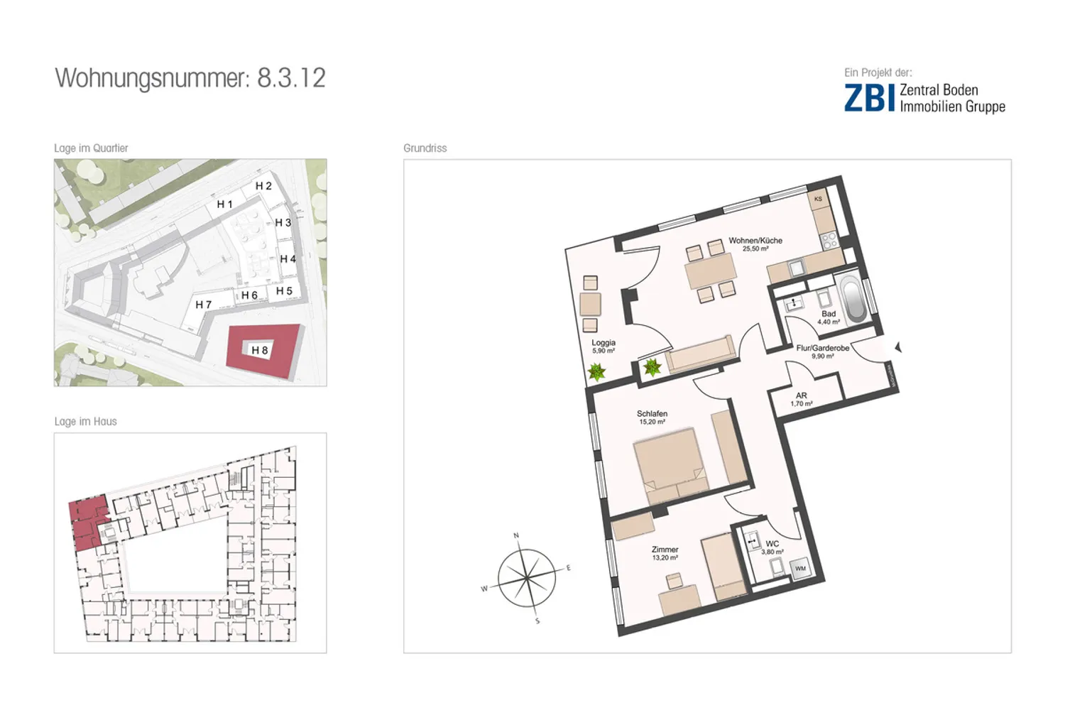 3 room apartment with 76 m² in Dresden – Photo 3