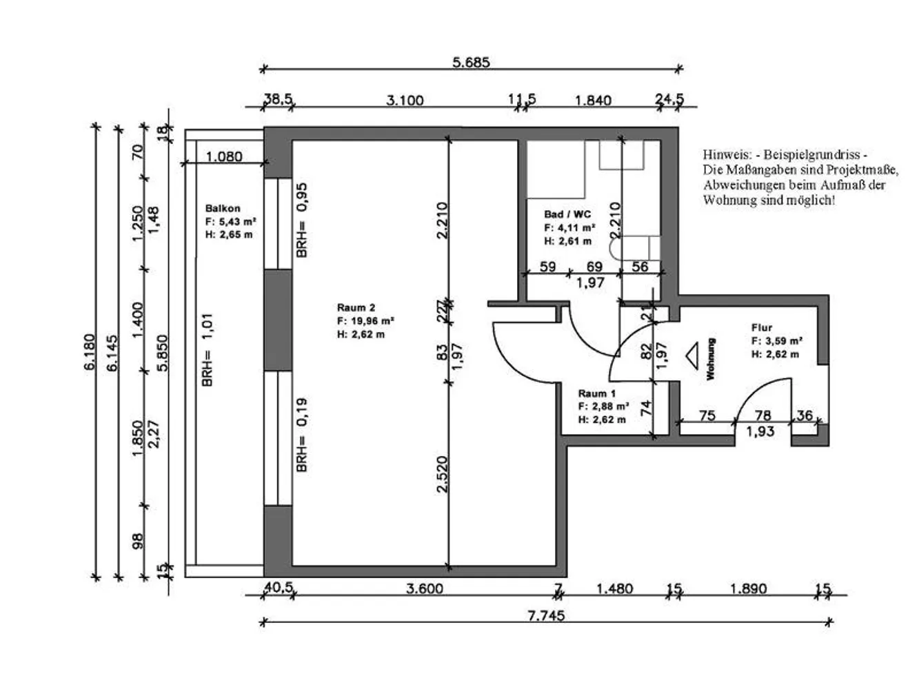 1 Zimmer Wohnung mit 32 m² in Halle (Saale) – Bild 6
