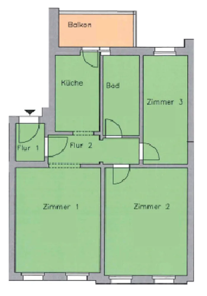 3 Zimmer Wohnung mit 60 m² in Leipzig – Bild 5