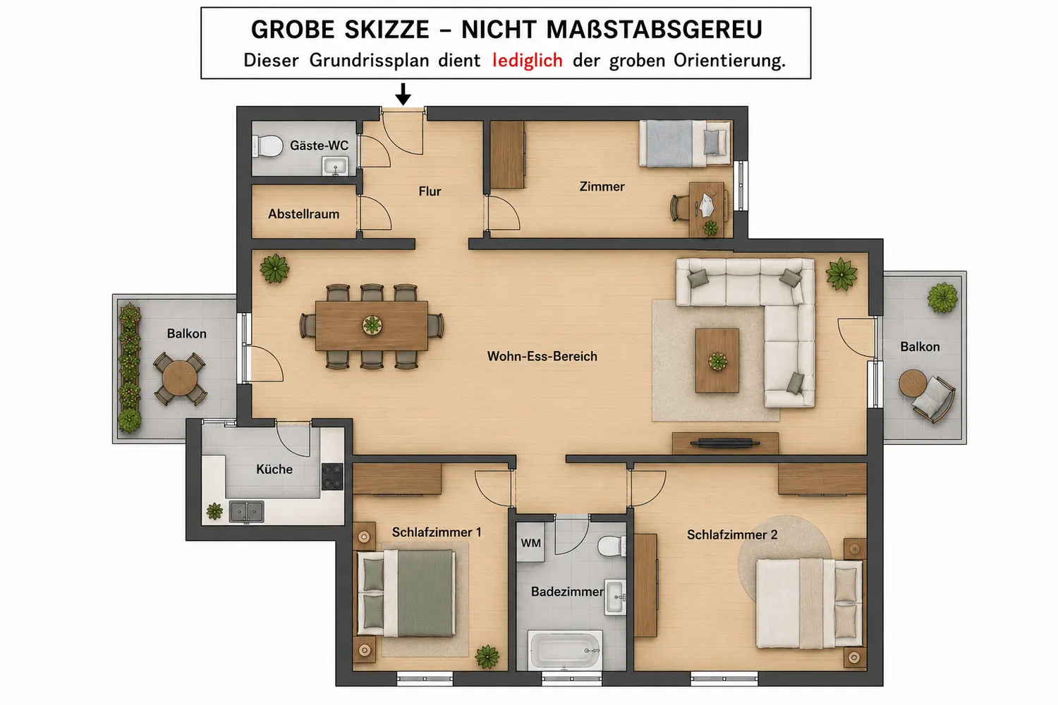 4 Zimmer Wohnung mit 85 m² in Aurich – Bild 9
