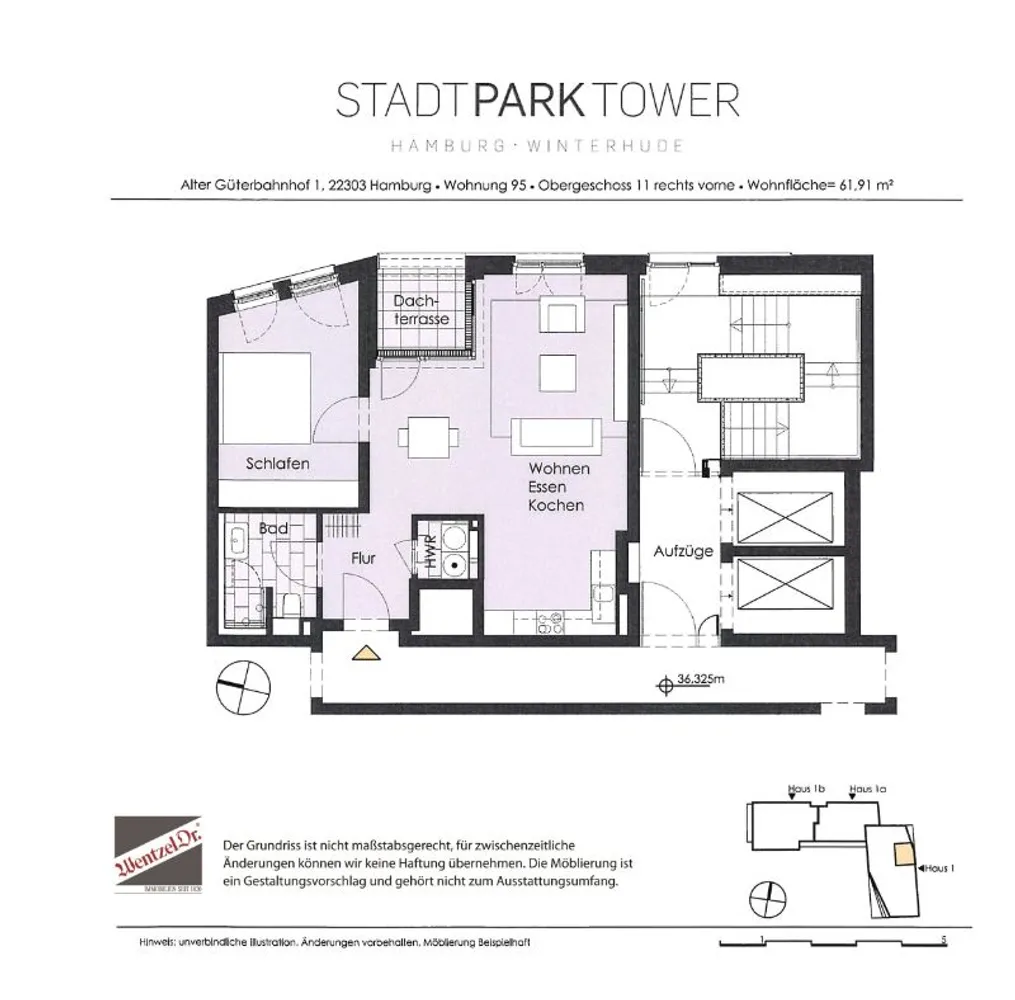 2 Zimmer Wohnung mit 62 m² in Hamburg – Bild 8