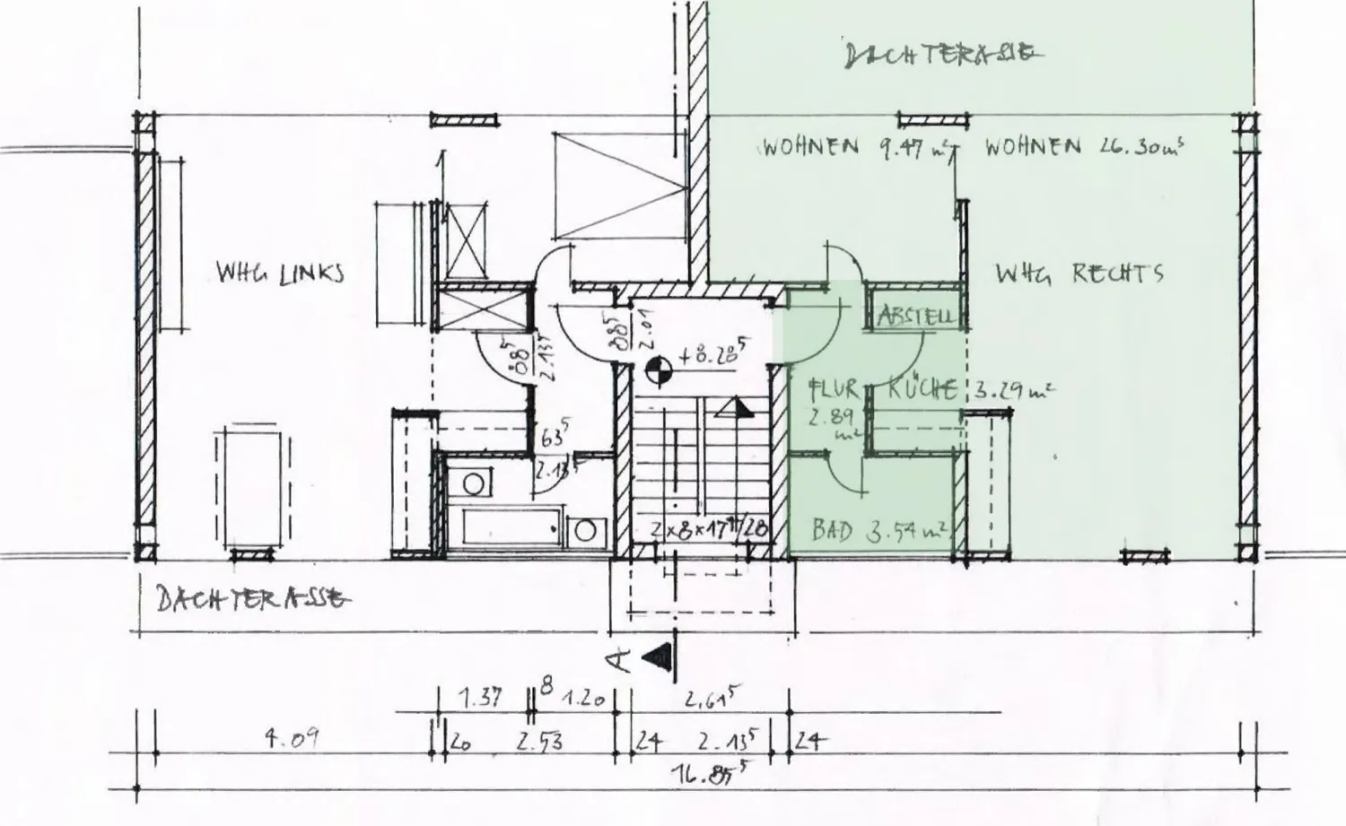 3 Zimmer Wohnung mit 65 m² in Bonn – Bild 1