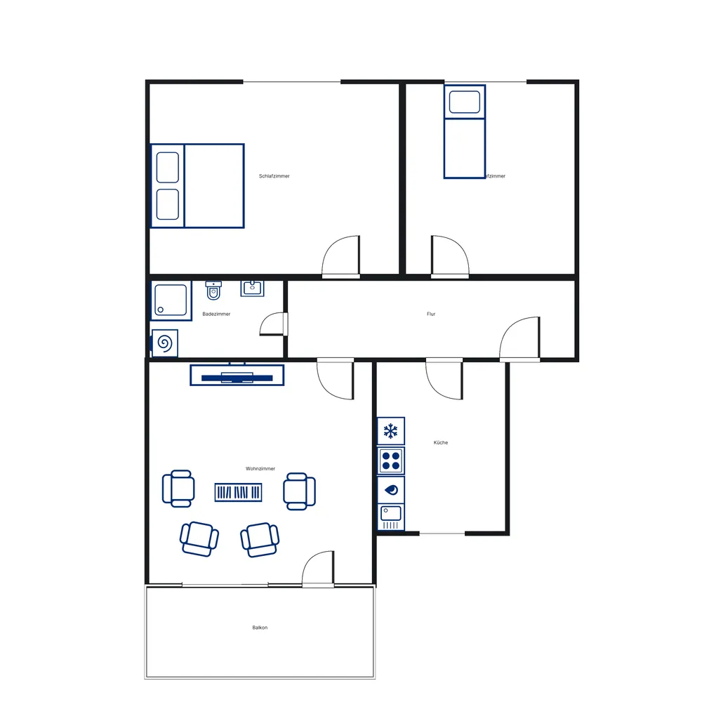 3 Zimmer Wohnung mit 74 m² in Kassel – Bild 4