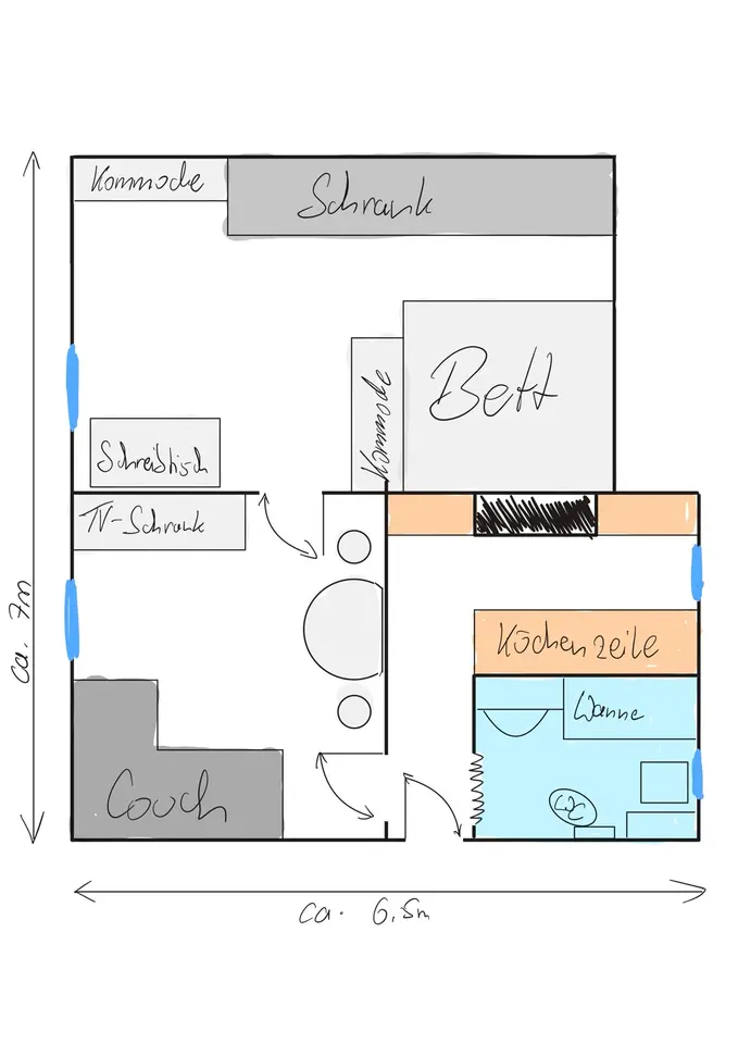 2 Zimmer Wohnung mit 48 m² in Rostock – Bild 10