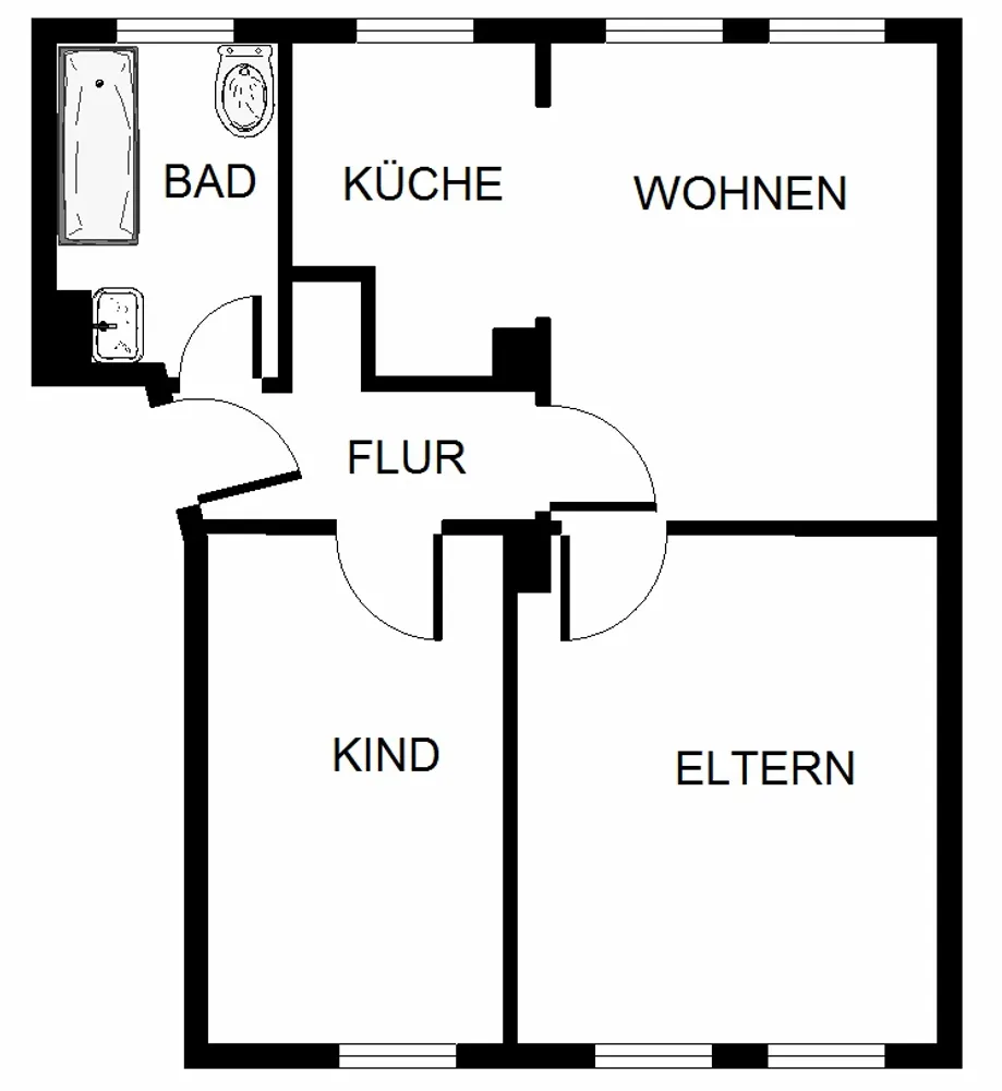 3 room apartment with 51 m² in Gelsenkirchen – Photo 7