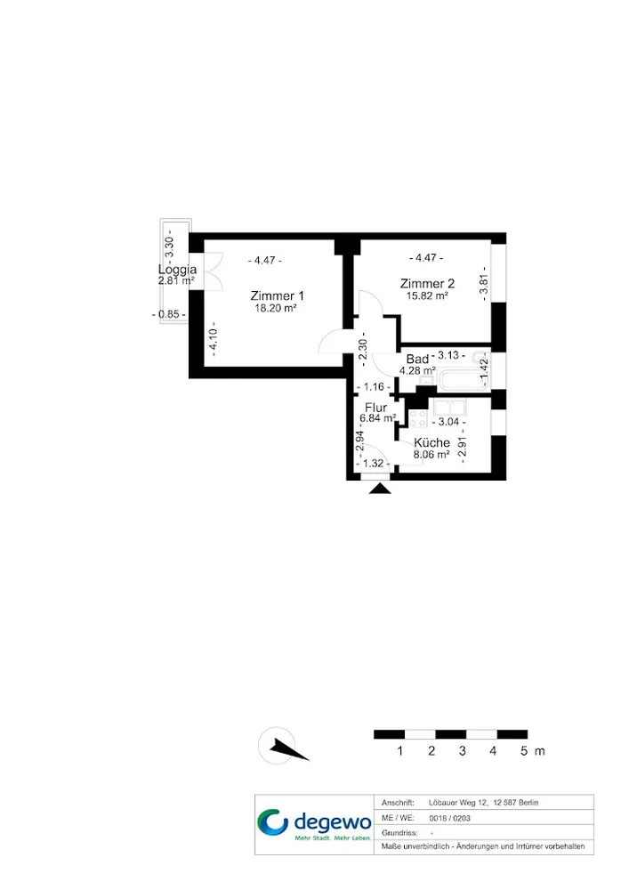 2 room apartment with 53 m² in Berlin – Photo 8