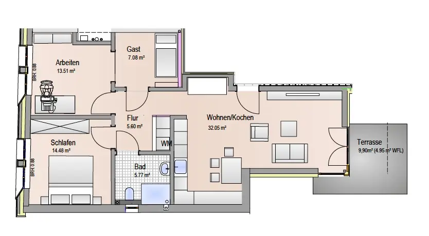 4 Zimmer Wohnung mit 84 m² in Verden (Aller) – Bild 5