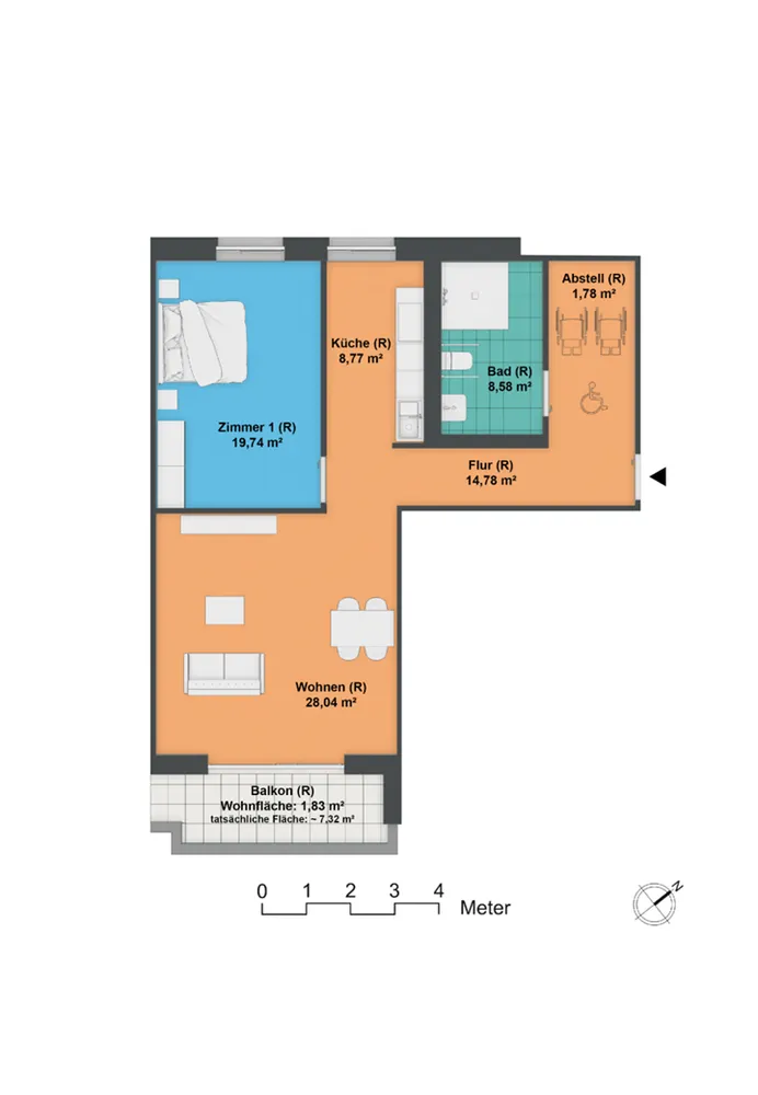 2 Zimmer Wohnung mit 84 m² in Hannover – Bild 9