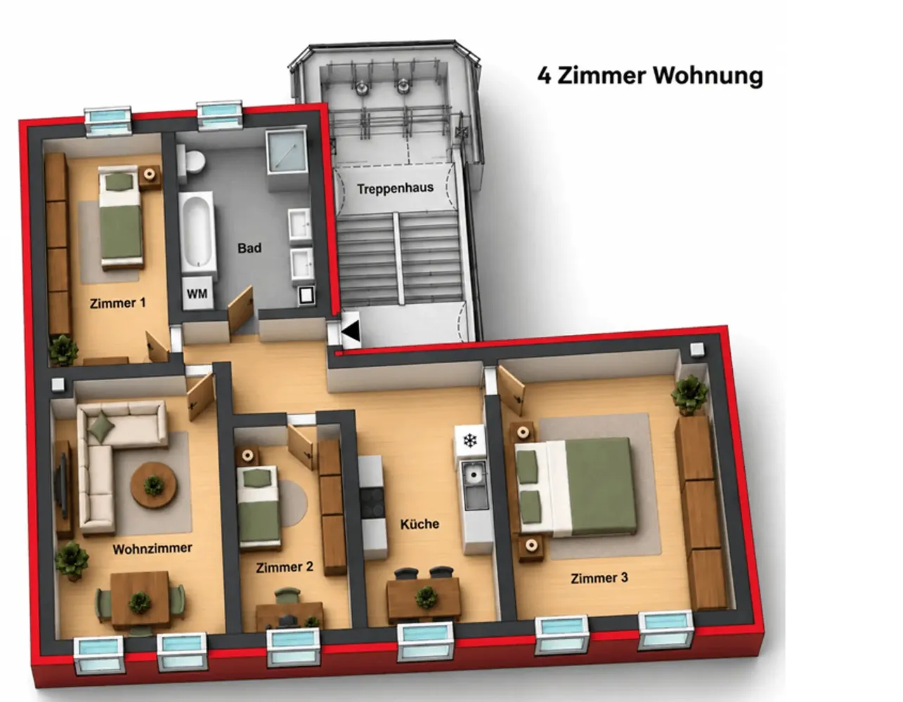 4 room apartment with 95 m² in Chemnitz – Photo 7