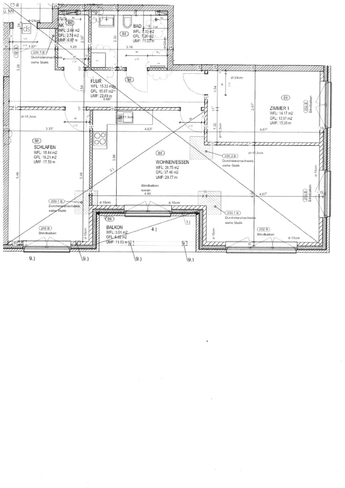 3 Zimmer Wohnung mit 99 m² in Hamburg – Bild 4