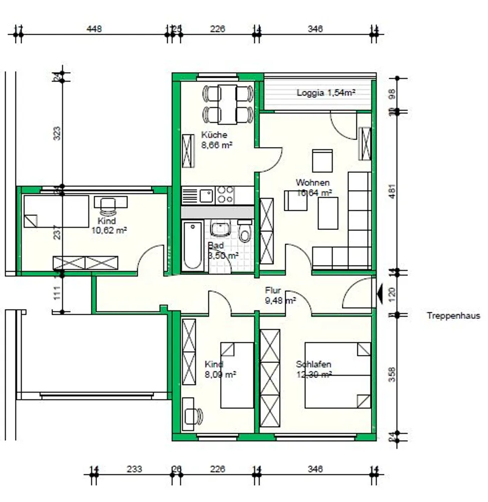 4 Zimmer Wohnung mit 72 m² in Schwerin – Bild 7