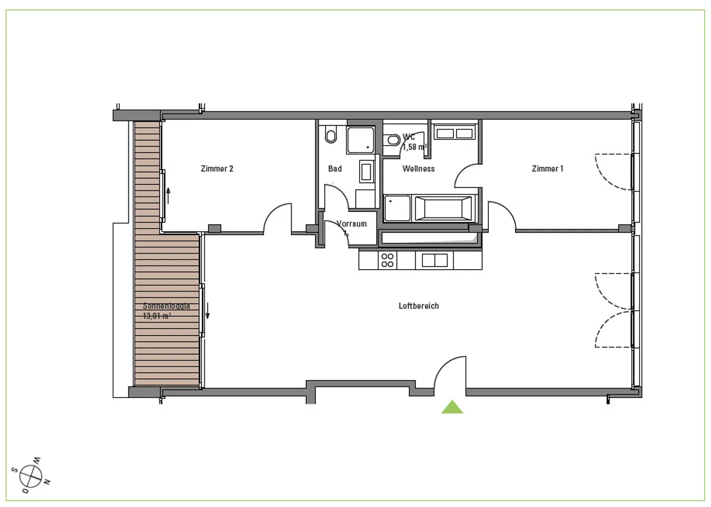3 room apartment with 121 m² in Düsseldorf – Photo 2