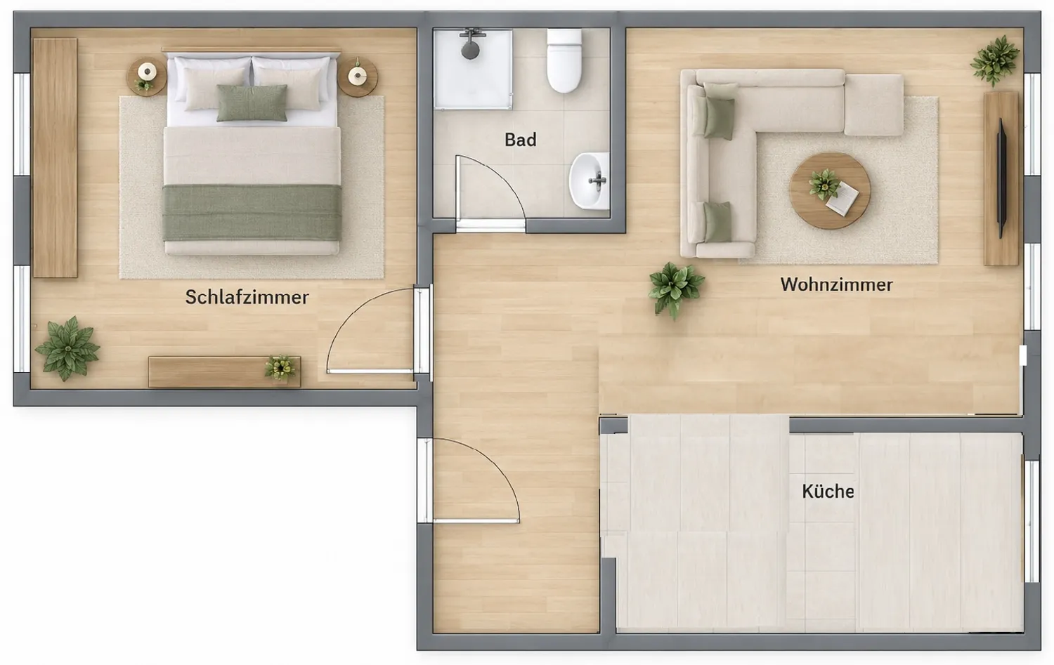 2 Zimmer Wohnung mit 52 m² in Leipzig – Bild 7