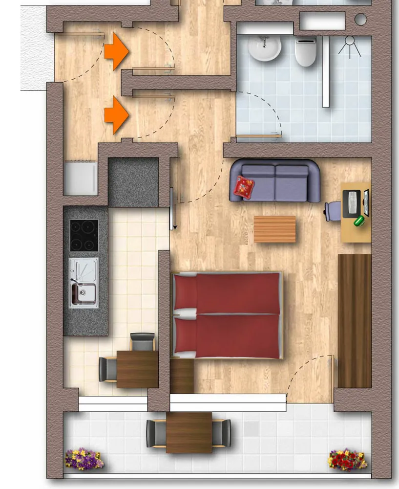 1 Zimmer Wohnung mit 29 m² in München – Bild 8