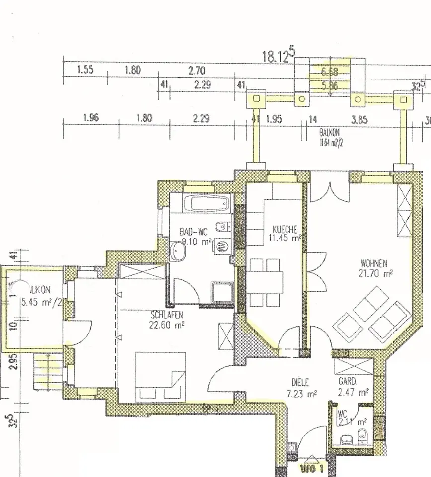 2 Zimmer Wohnung mit 86 m² in Meiningen – Bild 5