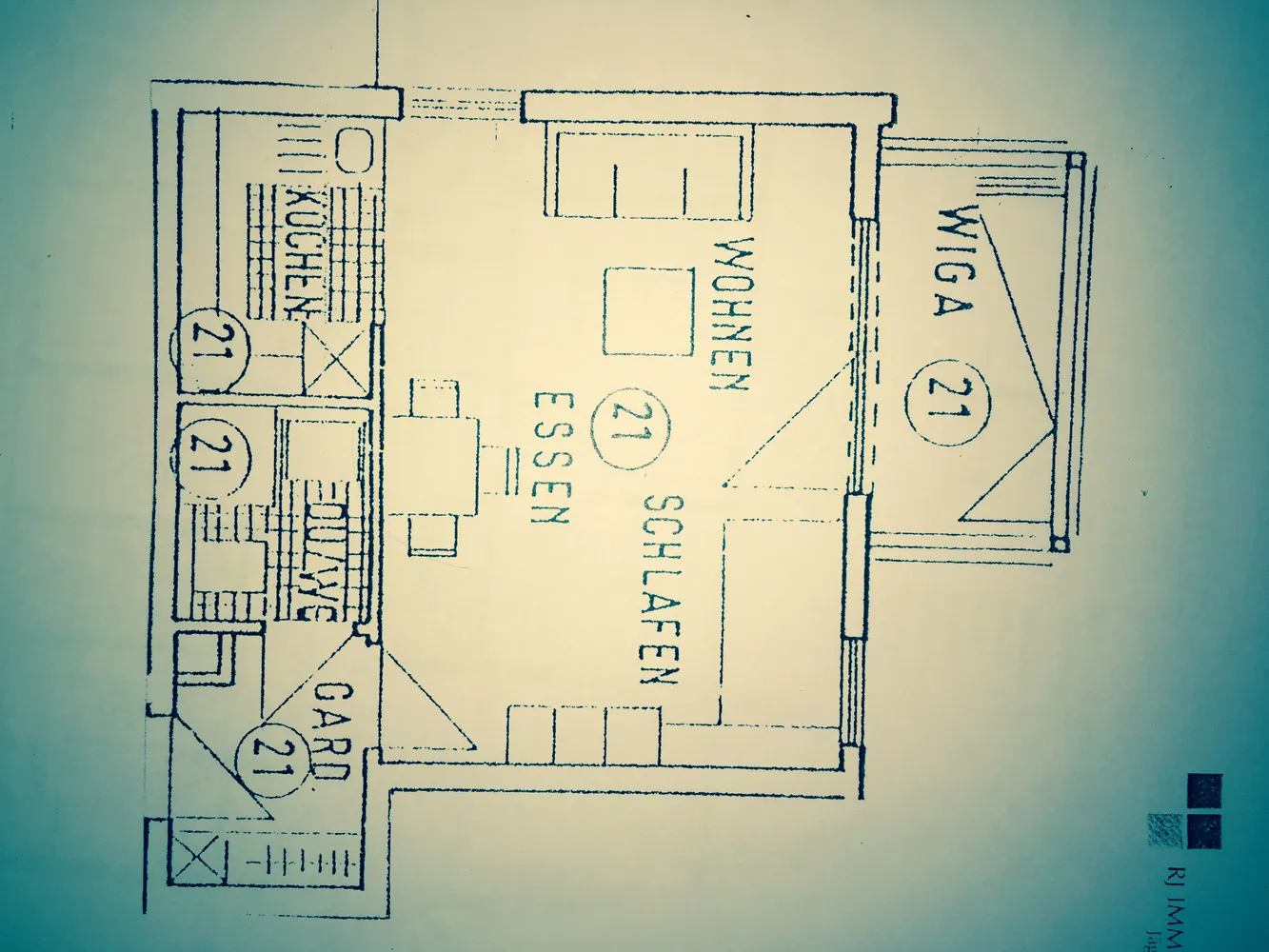 1 Zimmer Wohnung mit 35 m² in Stuttgart – Bild 3