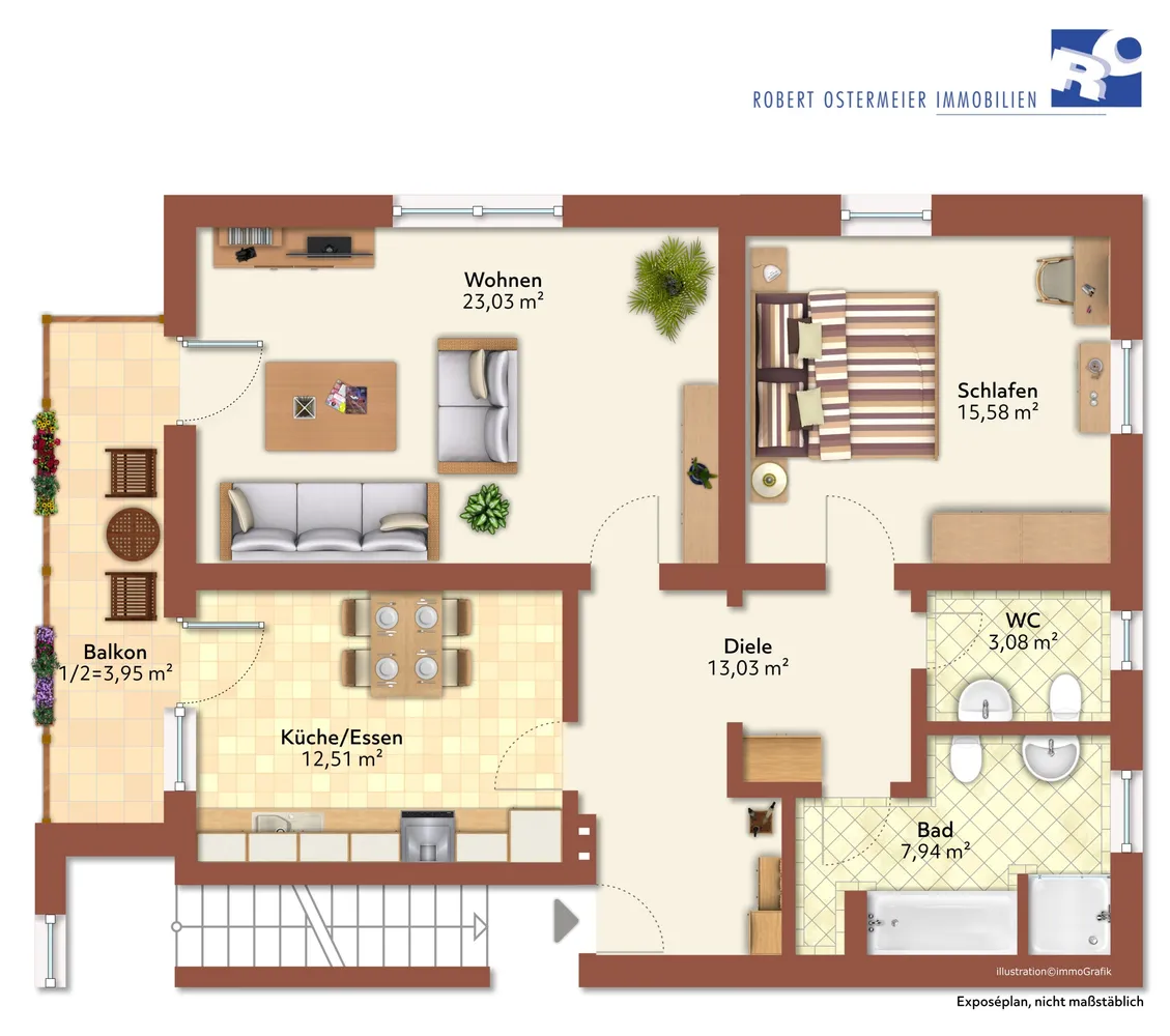 2 Zimmer Wohnung mit 79 m² in München – Bild 8