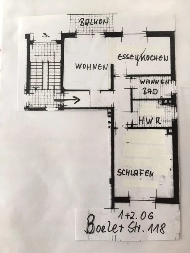 2 Zimmer Wohnung mit 64 m² in Hagen – Bild 2