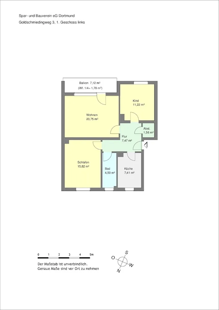 3 Zimmer Wohnung mit 71 m² in Dortmund – Bild 4