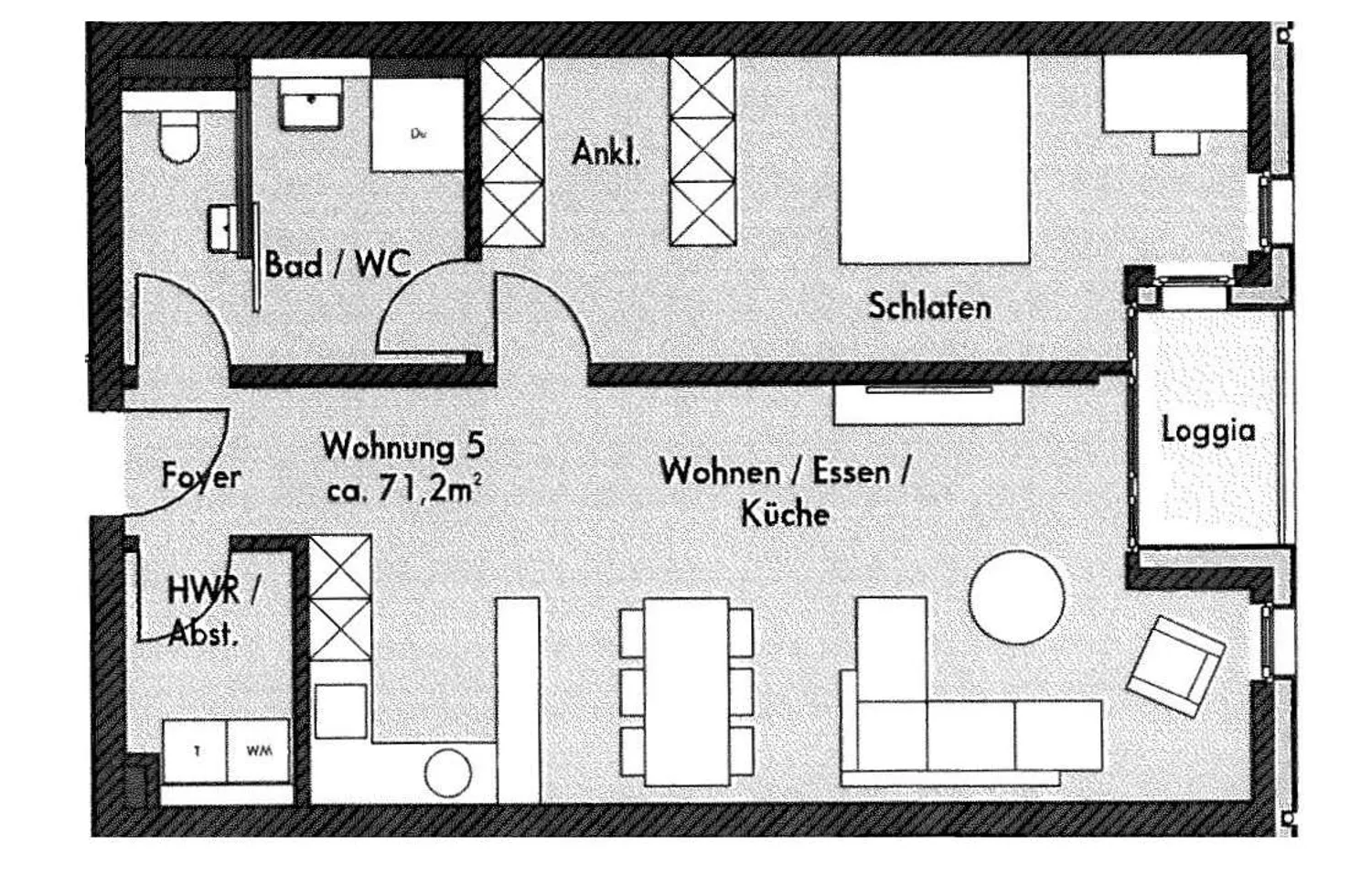 2 Zimmer Wohnung mit 69 m² in Münster – Bild 7
