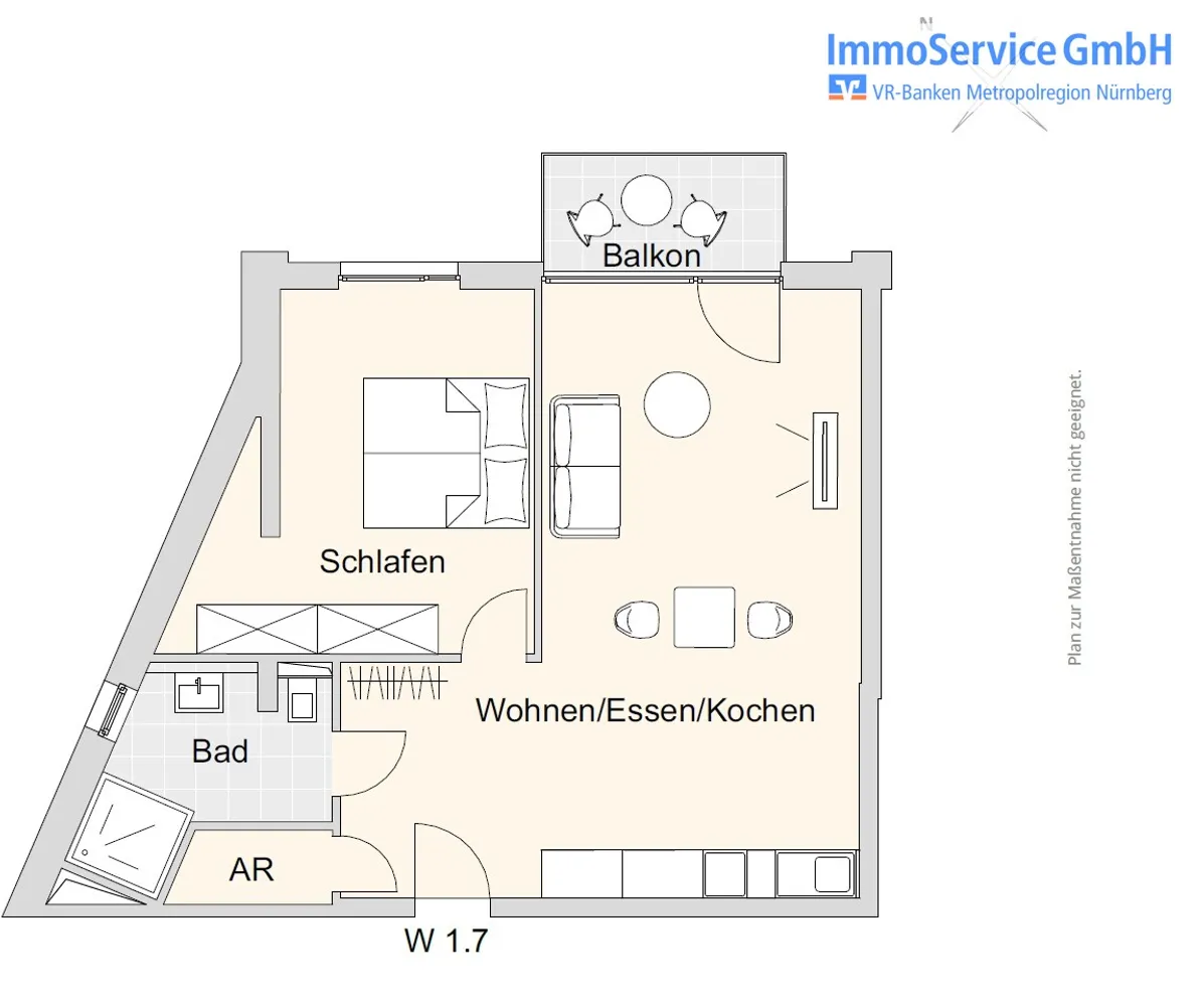 2 Zimmer Wohnung mit 64 m² in Nürnberg – Bild 12