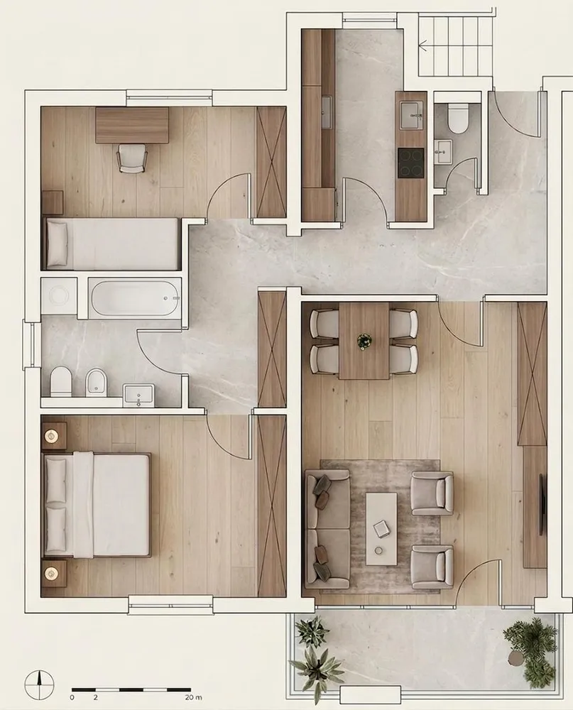 3 room apartment with 92 m² in Wuppertal – Photo 9