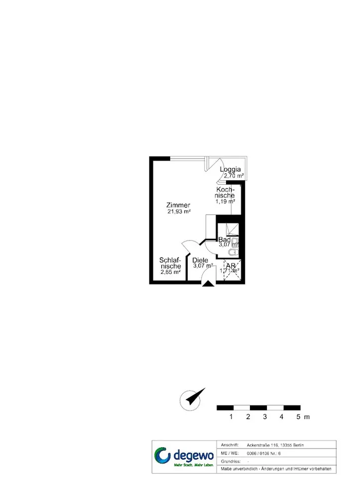 1 room apartment with 35 m² in Berlin – Photo 10