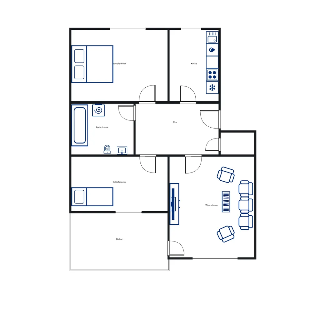 3 Zimmer Wohnung mit 67 m² in Kassel – Bild 3