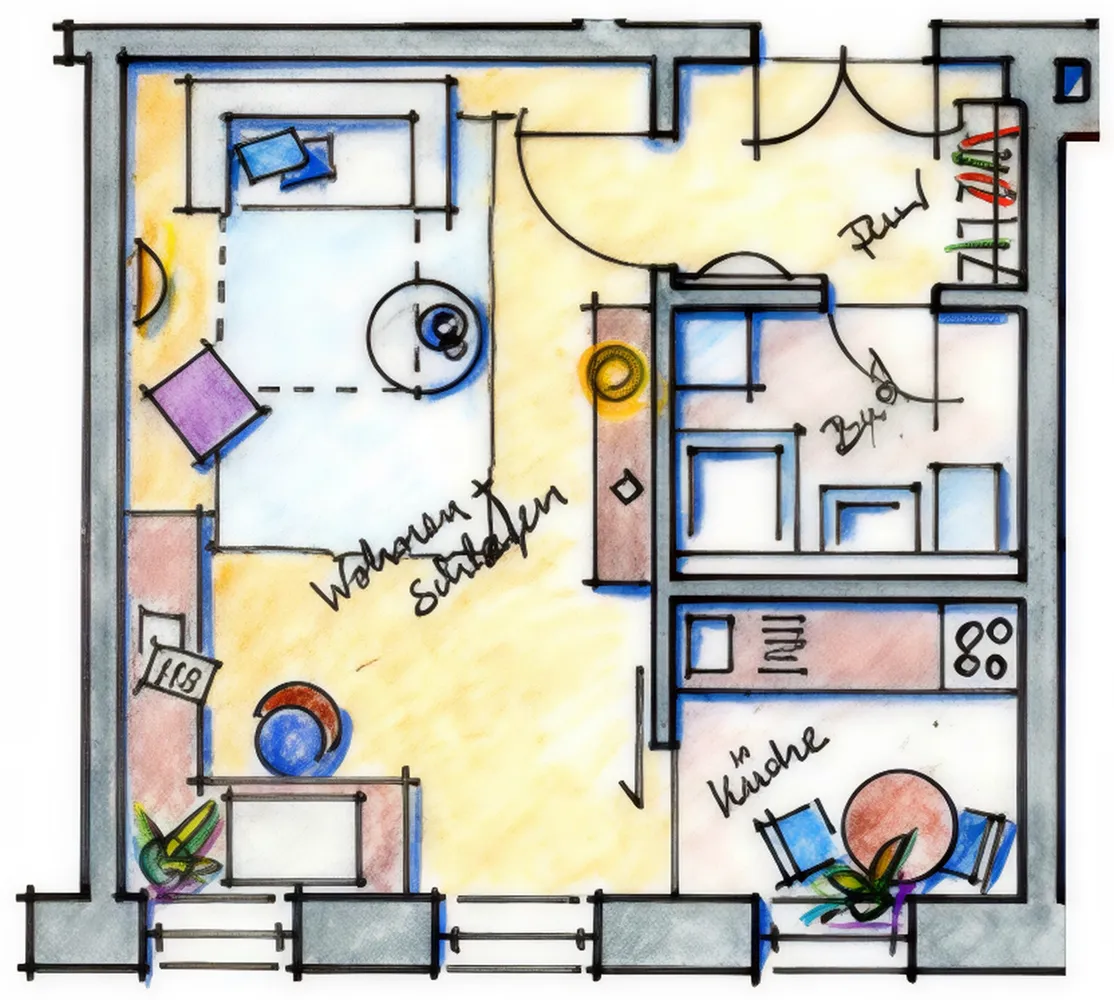 1 Zimmer Wohnung mit 33 m² in Leipzig – Bild 2