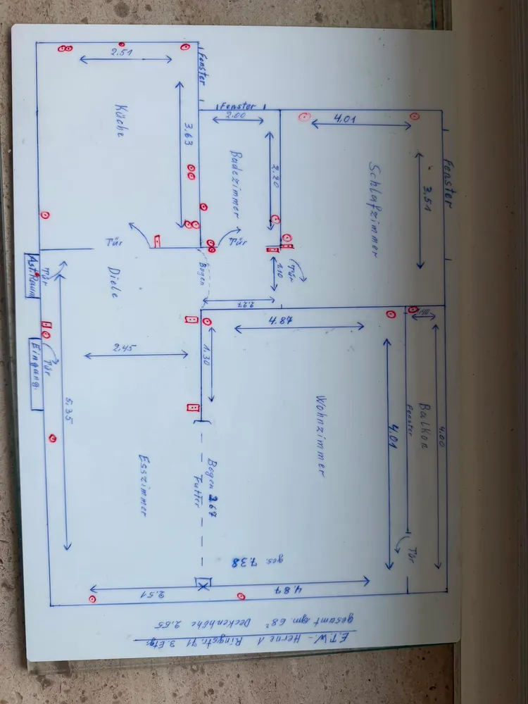 3 Zimmer Wohnung mit 68 m² in Herne – Bild 1