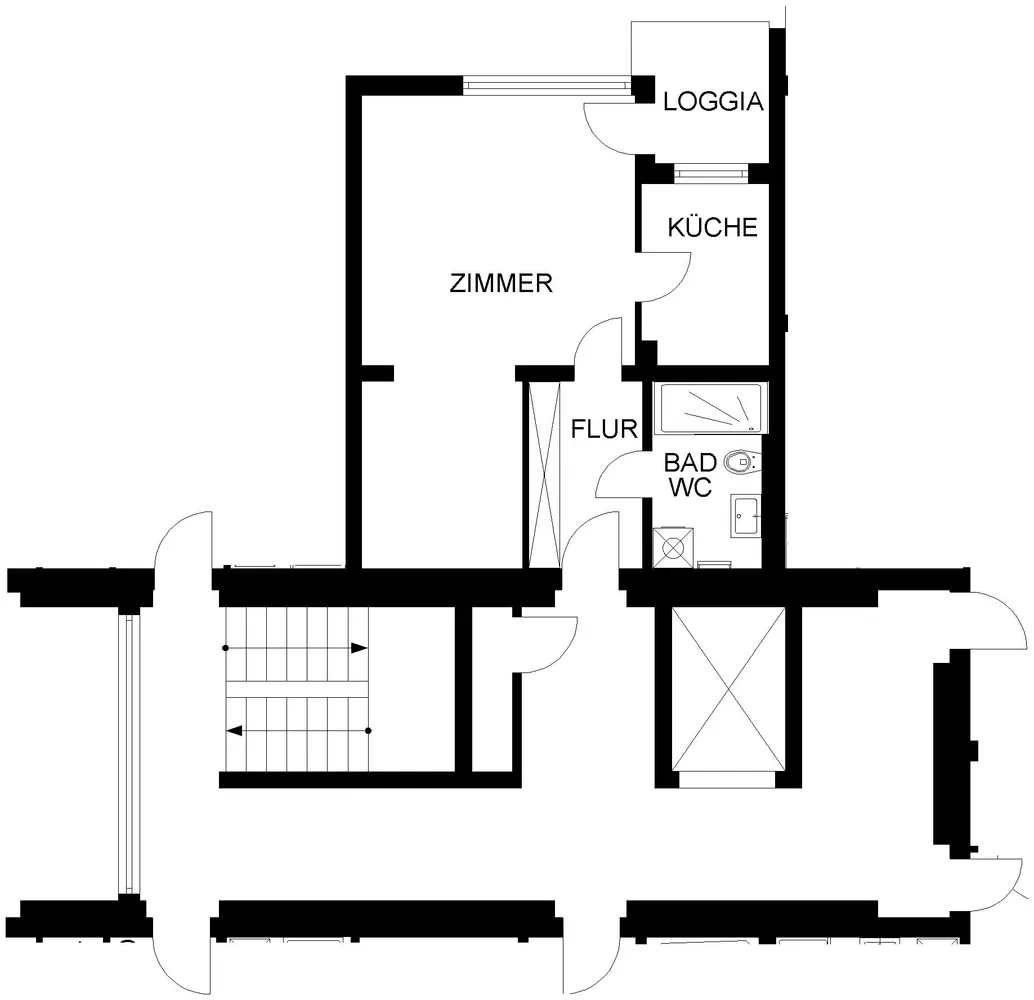 1 Zimmer Wohnung mit 40 m² in Hagen – Bild 2