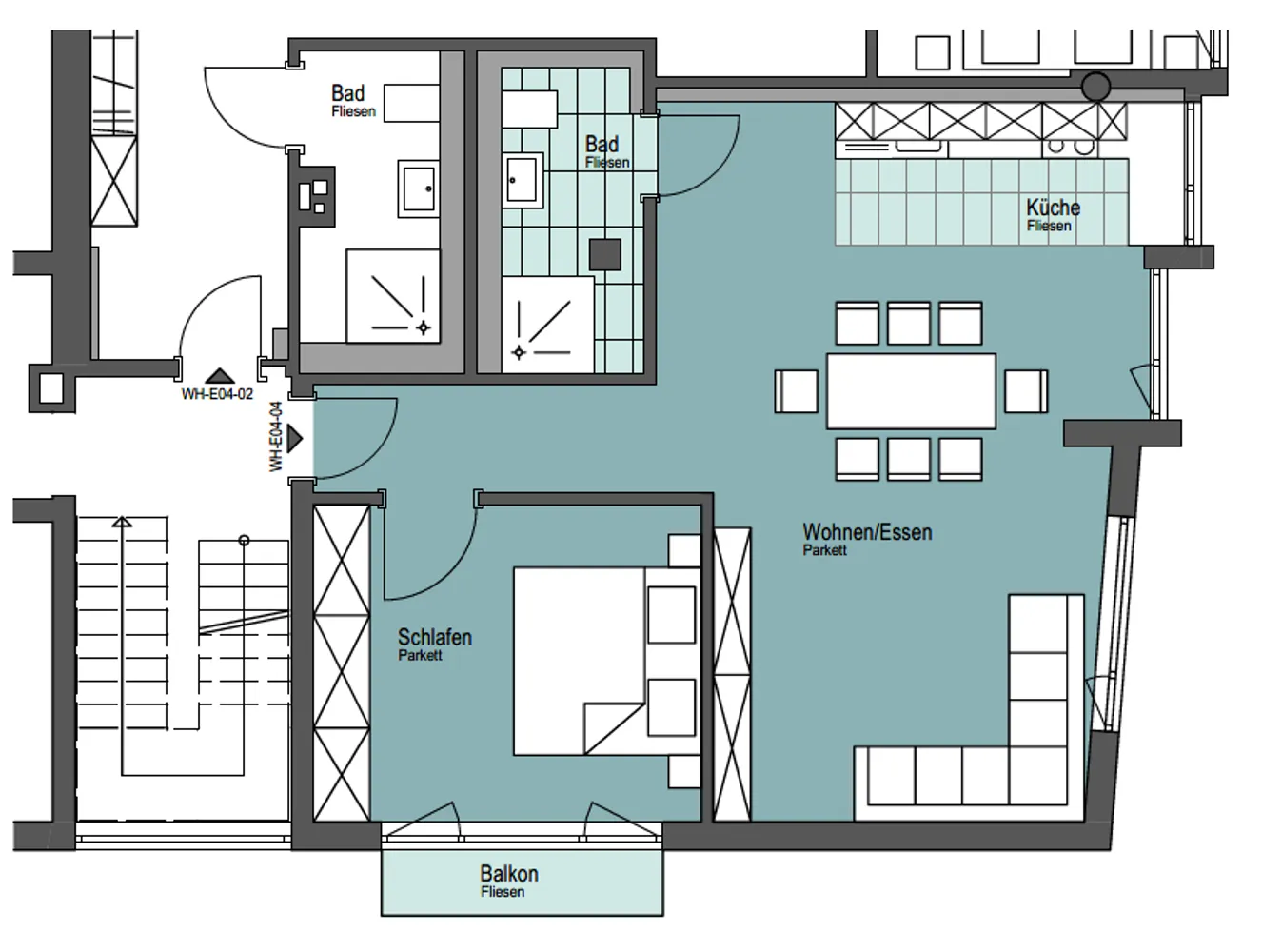 2 Zimmer Wohnung mit 61 m² in Heilbronn – Bild 9