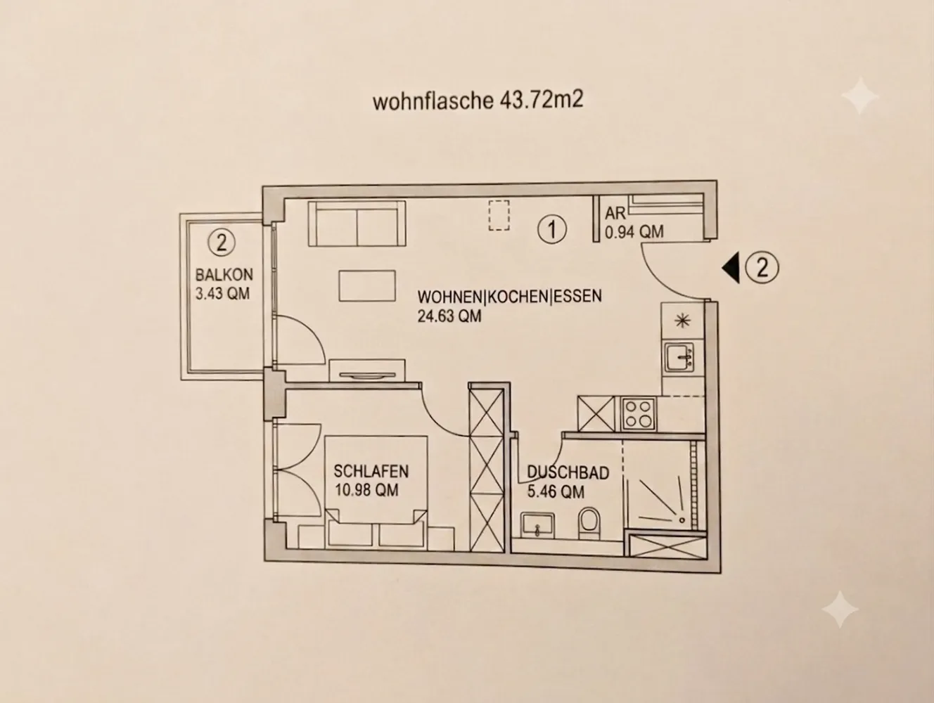 2 Zimmer Wohnung mit 44 m² in Berlin – Bild 8