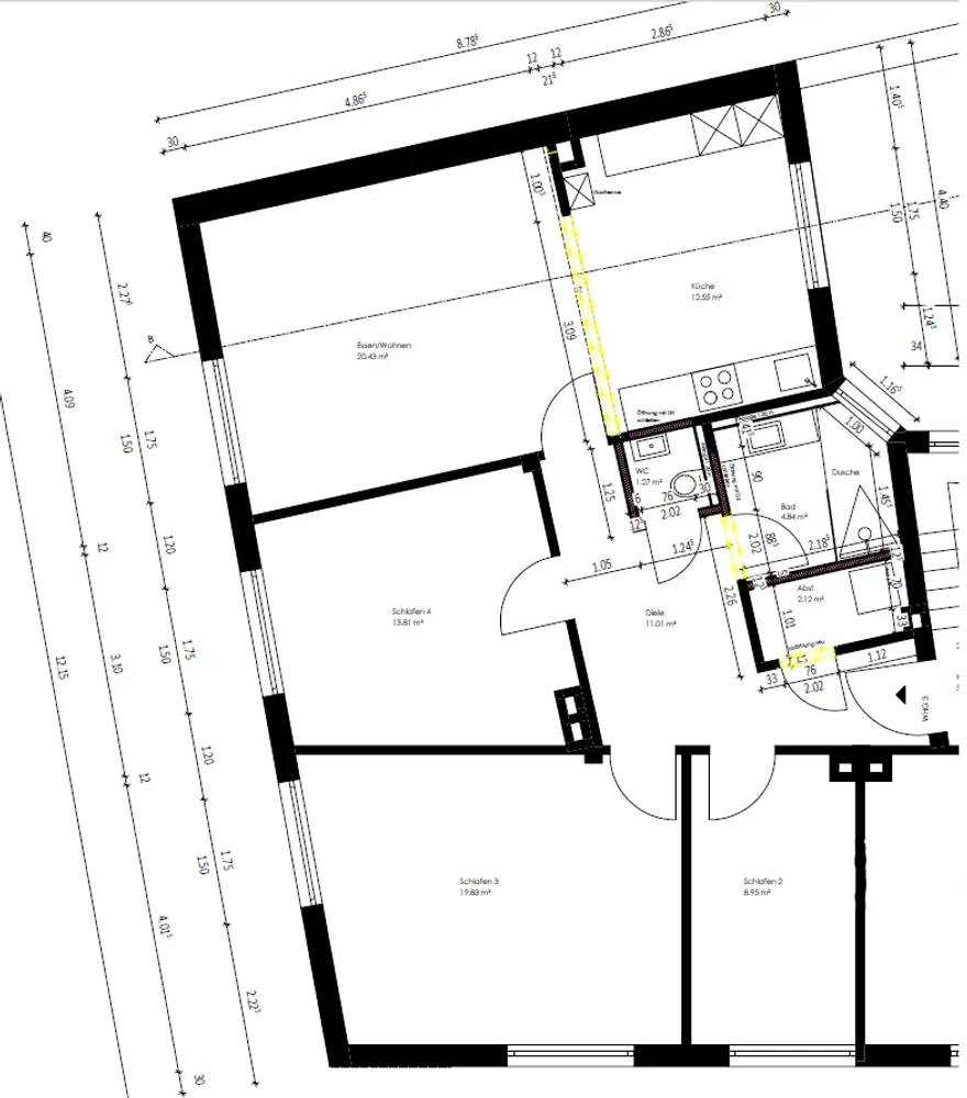 4 Zimmer Wohnung mit 95 m² in Köln – Bild 8