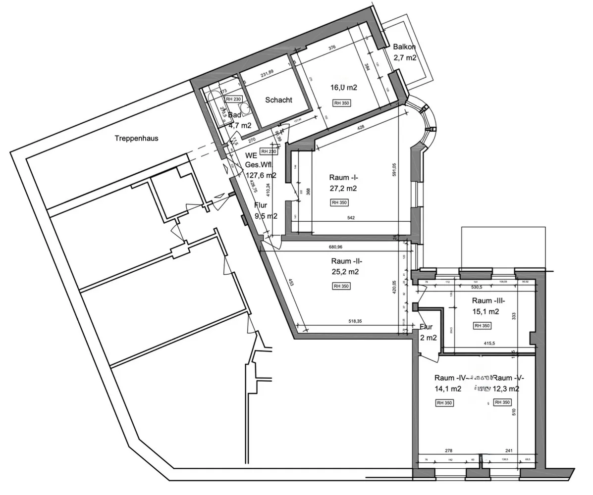 4 Zimmer Wohnung mit 128 m² in Münster – Bild 3