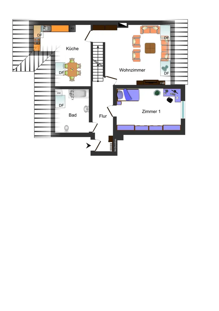 5 Zimmer Wohnung mit 108 m² in Borna – Bild 12