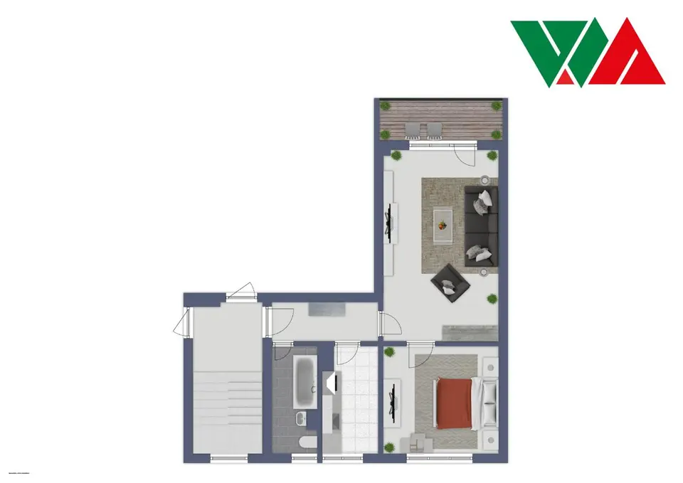 2 Zimmer Wohnung mit 51 m² in Magdeburg – Bild 6