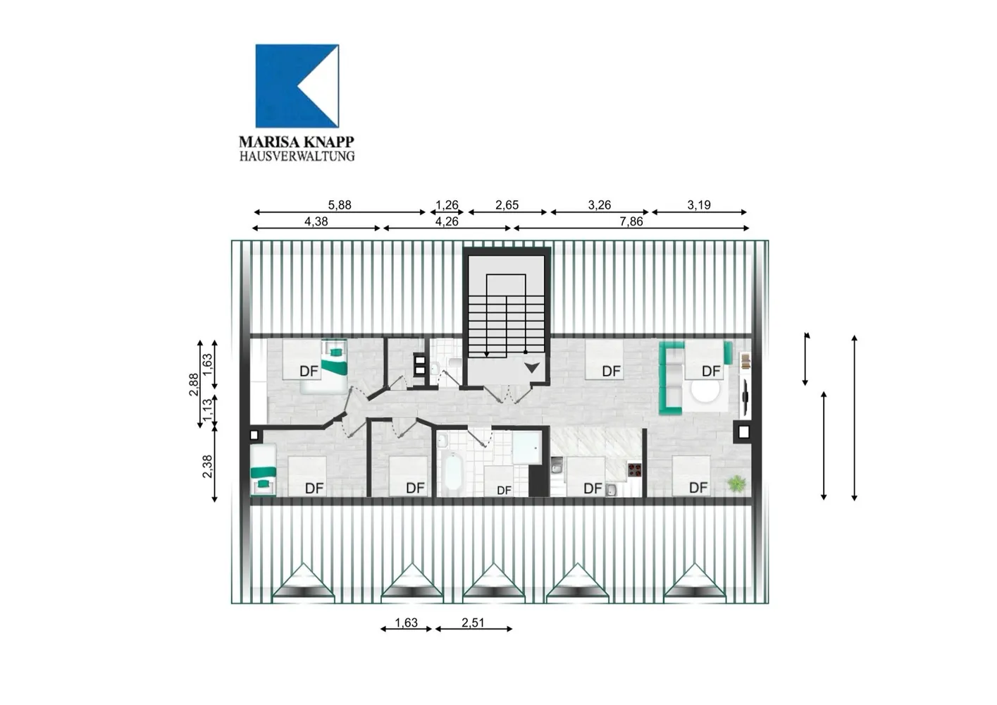 4 Zimmer Wohnung mit 72 m² in Chemnitz – Bild 2