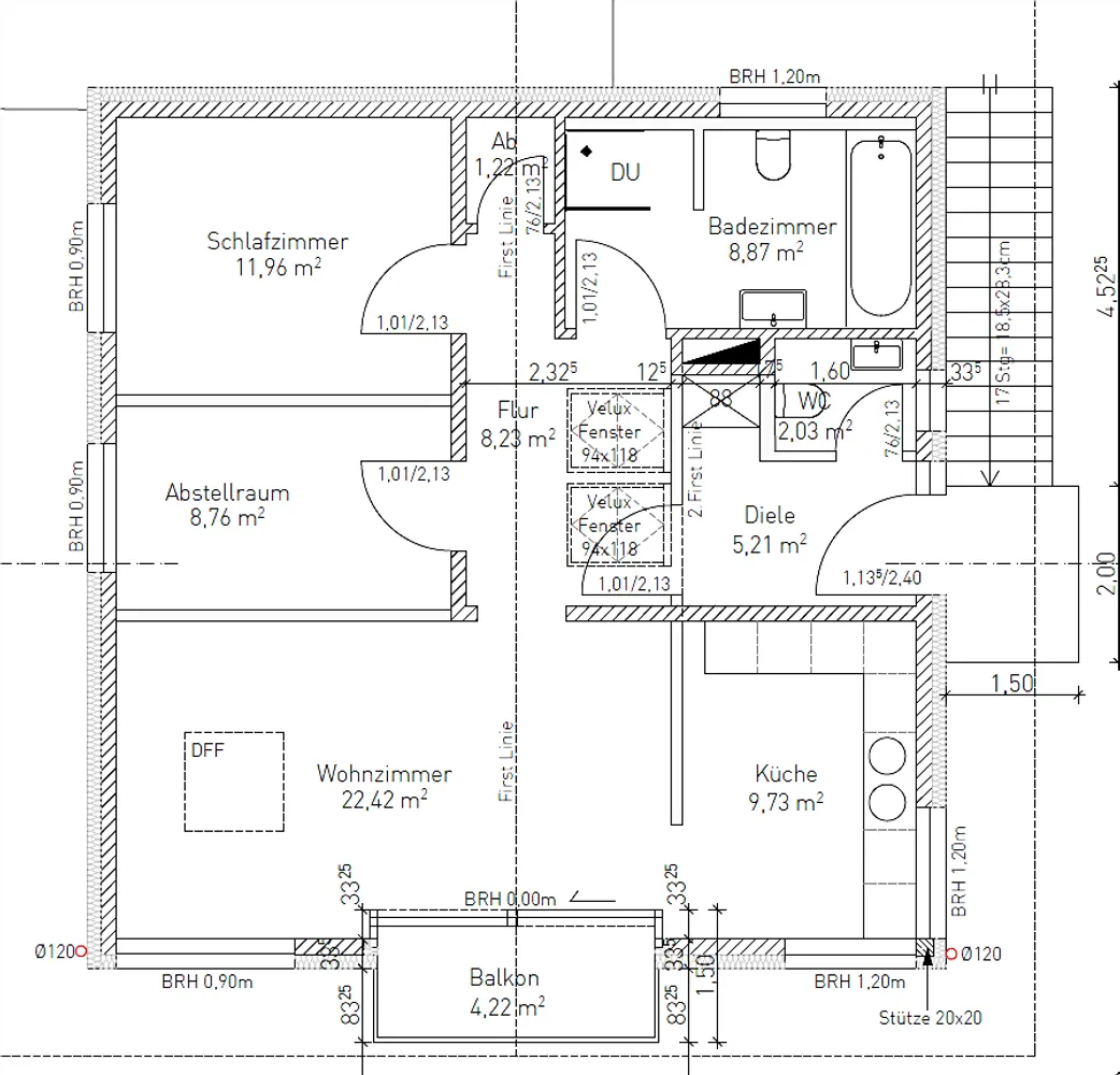 3 Zimmer Wohnung mit 81 m² in Köln – Bild 5