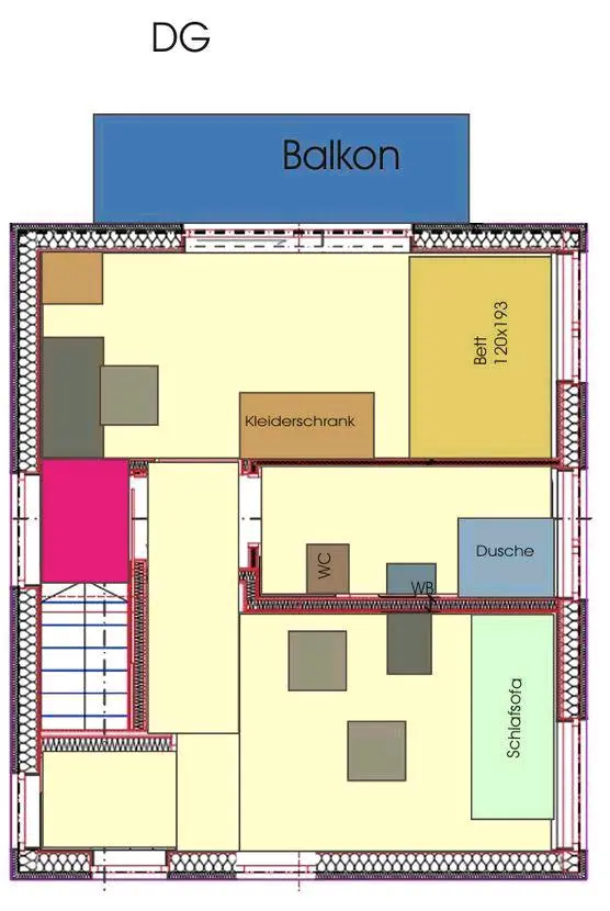 WG-Zimmer mit 31 m² in Bonn – Bild 2