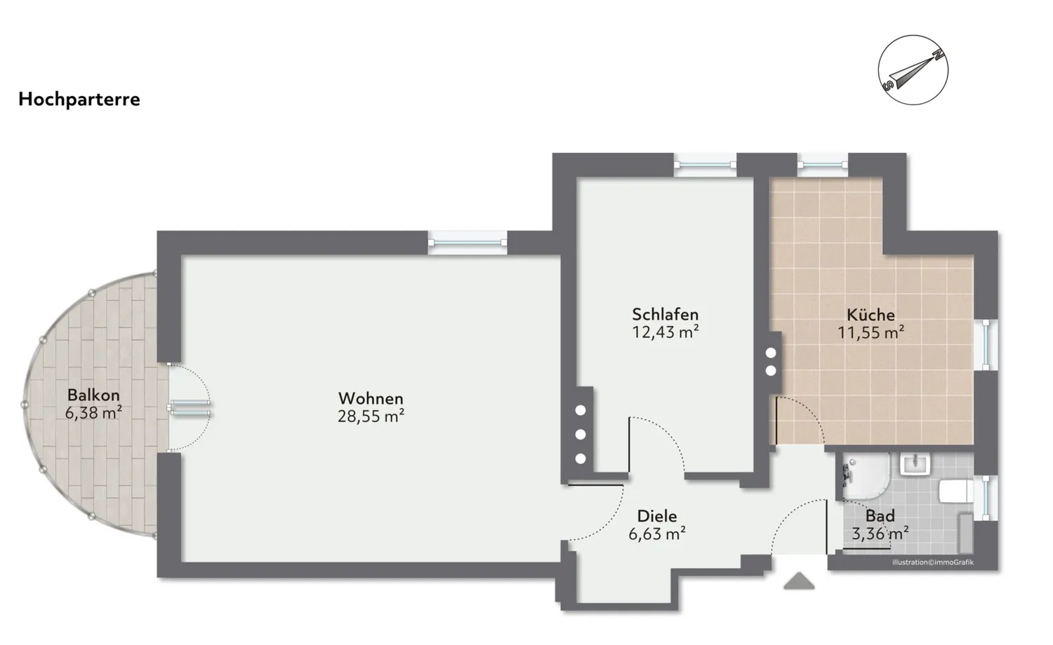 2 Zimmer Wohnung mit 65 m² in Dresden – Bild 10