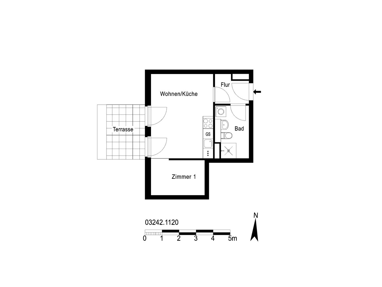 1 Zimmer Wohnung mit 35 m² in Berlin – Bild 5