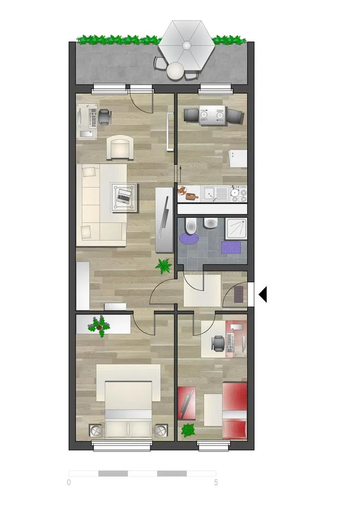 3 Zimmer Wohnung mit 70 m² in Chemnitz – Bild 4