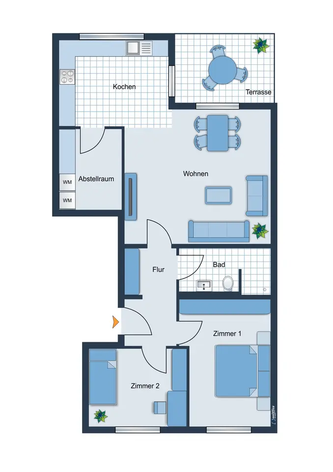 3 Zimmer Wohnung mit 78 m² in Bramsche – Bild 5