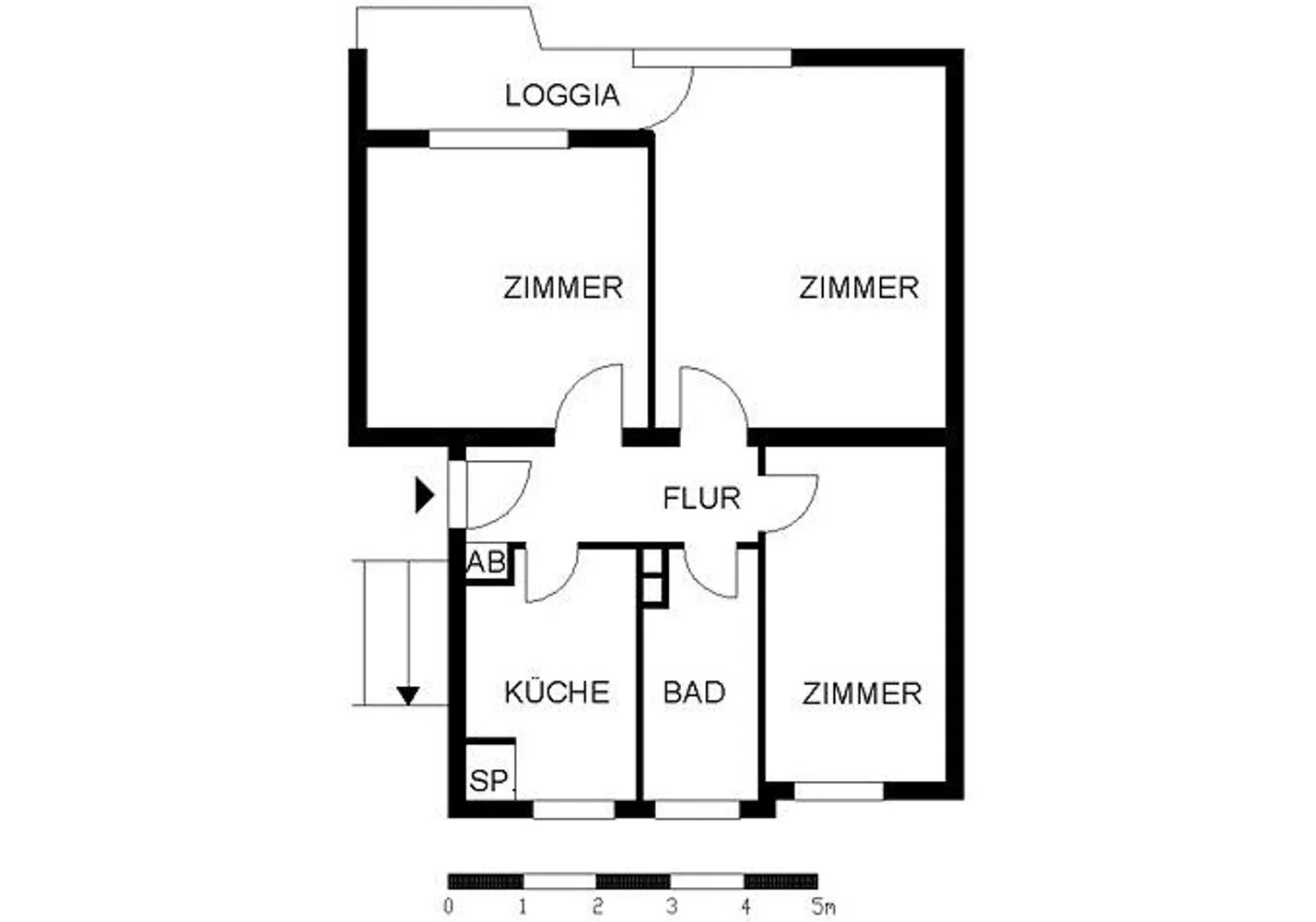 3 Zimmer Wohnung mit 61 m² in Wolfsburg – Bild 2