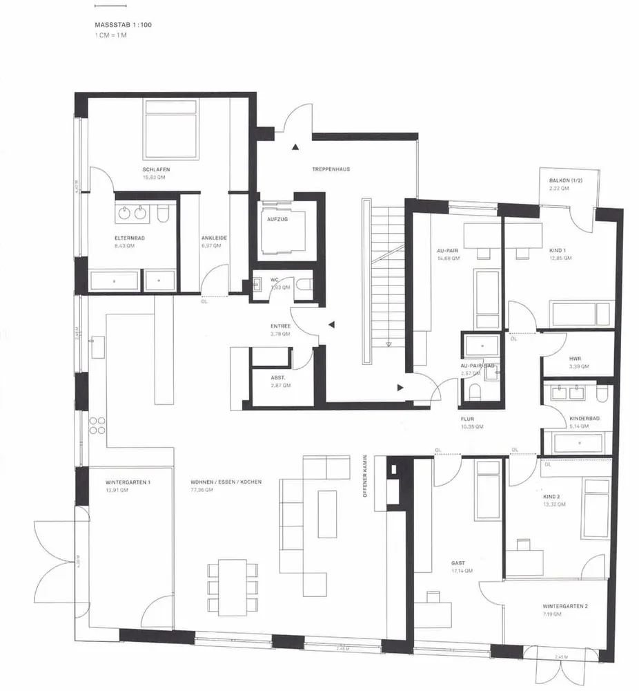 6 Zimmer Wohnung mit 218 m² in München – Bild 6