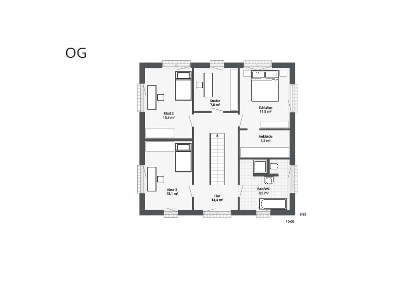 6 Zimmer Haus mit 153 m² in Krefeld – Bild 4